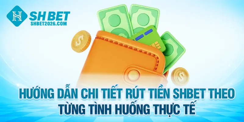 Hướng dẫn chi tiết rút tiền SHBET theo từng tình huống thực tế